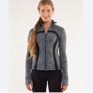Lululemon Define Jacket *Brushed Rose Herringbone Alberta Lake Black Micro Macro